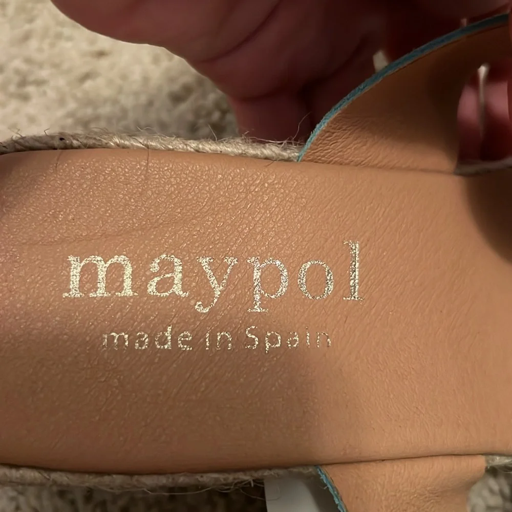 Maypol Women’s Made In Spain Suede Strappy Espadrilles, Sandal 40
